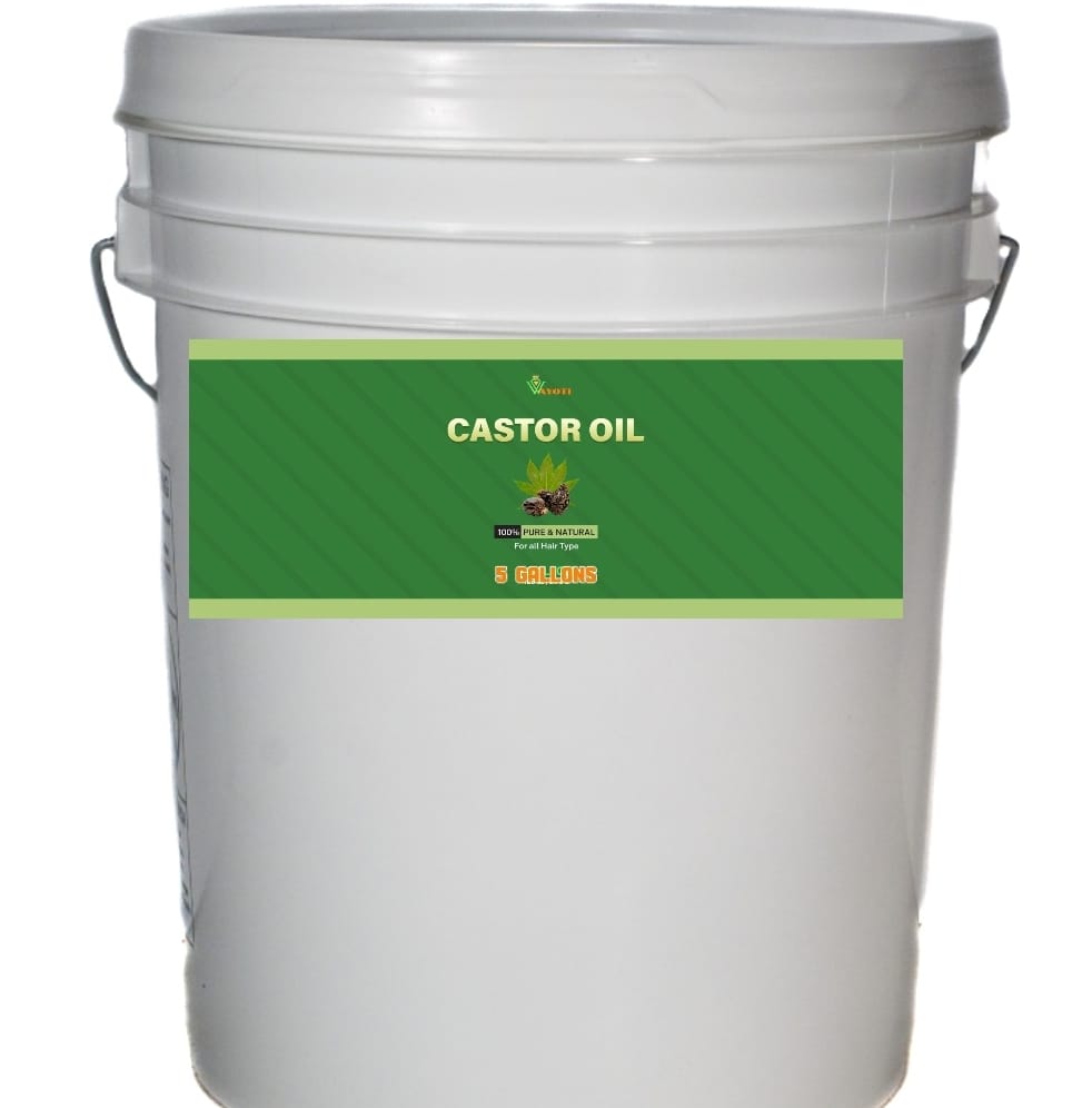 Castor oil/ lwil maskreti bucket size 5 gallons