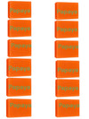 12 PIECES PAPAYA SOAP